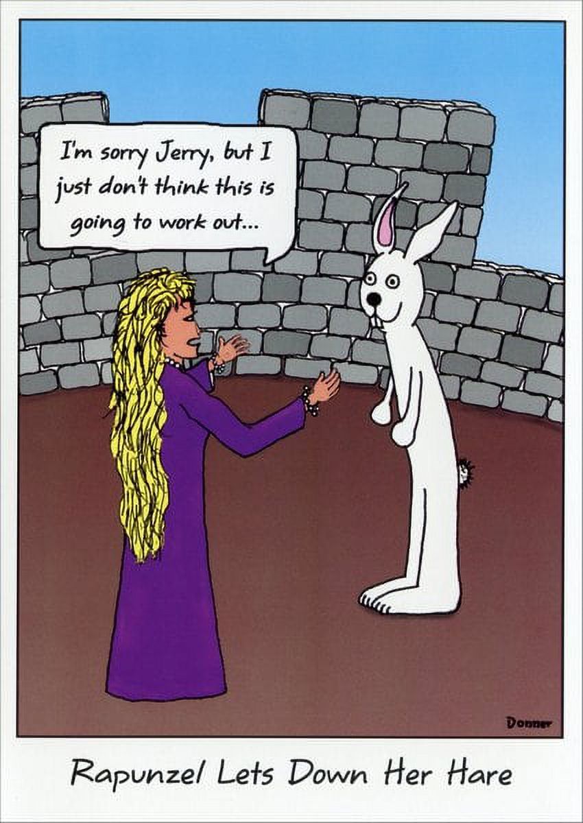 Curiosities Greeting Cards Rapunzel Funny / Humorous Friendship Card