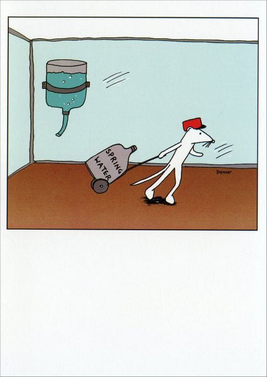 Curiosities Greeting Cards Spring Water Funny / Humorous Birthday Card