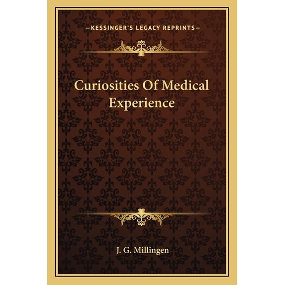 Curiosities Of Medical Experience (Paperback)