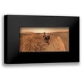 thumbnail image 1 of Curiosity 14x9 Black Modern Framed Museum Art Print Titled - Curiosity Self-Portrait at Mojave Site on Mount Sharp, 1 of 5