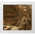 thumbnail image 1 of Curiosity 29x26 White Modern Wood Framed Museum Art Print Titled - Mars Rover Farewell to Murray Buttes Image 4, 1 of 4