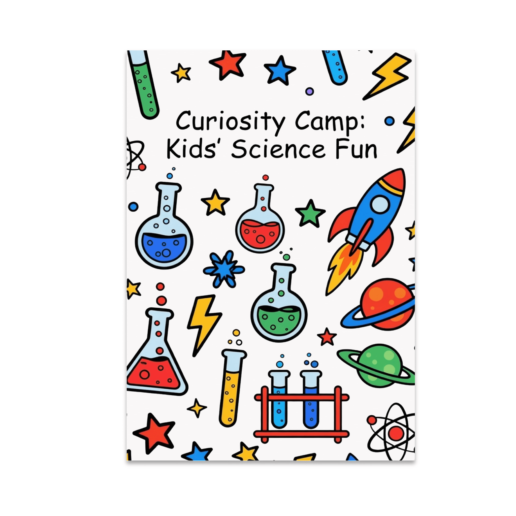 Curiosity Camp Kids' Science Fun - Kids Room Decor - 13x19 Poster Print ...