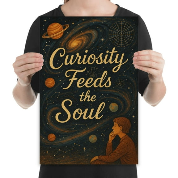 Cosmic Science Art - Classroom Decor - 13x19 Poster Print - Educational Wall Art