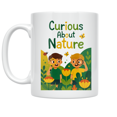 thumbnail image 1 of Curious About Nature - Kids Nature Exploration - 11 oz Ceramic Coffee Mug, 1 of 3