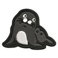 thumbnail image 1 of Curious Baby Seal Applique Multi-Color Embroidered Iron-On Patch - 3.5 Inch Large, 1 of 5