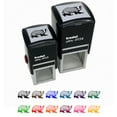 thumbnail image 1 of Curious Badger Self-Inking Rubber Stamp Ink Stamper - Black Ink - Small 1 Inch, 1 of 7