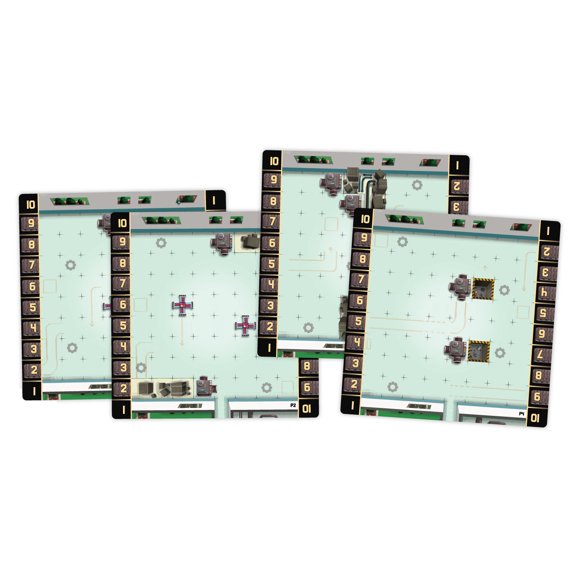 Curious Cargo 4 Double-Sided Player Boards