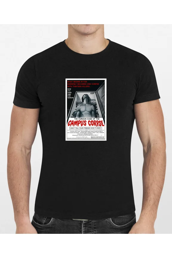 Curious Case Of Campus Corpse 01 Movie Poster Graphic T Shirt Men or Women NEW