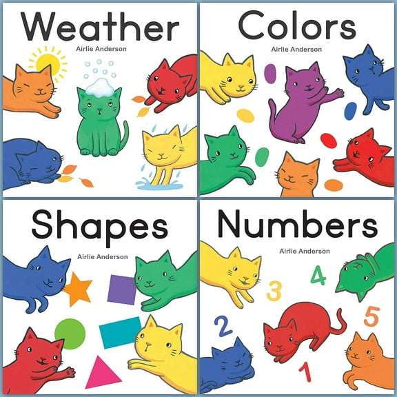 Child's Play Books Curious Cats 4/Set (CPY9781835320822)
