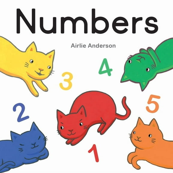 Curious Cats Numbers, (Board Book)