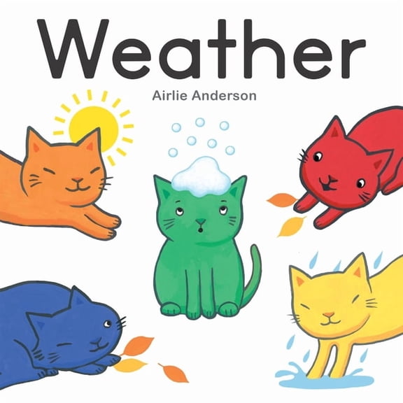Curious Cats Weather, (Board Book)
