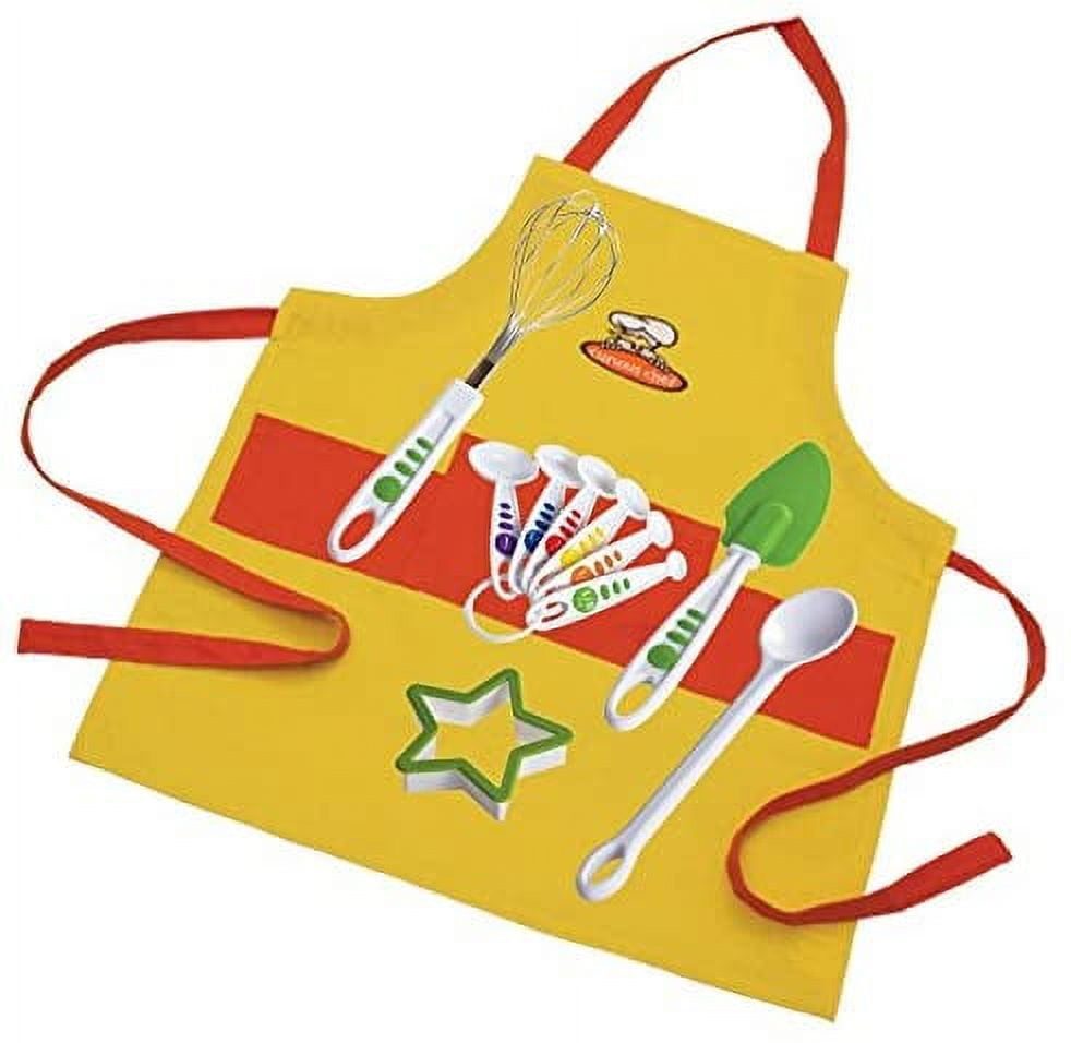 Kids Yellow and Orange Chef's Kit with Cotton Apron
