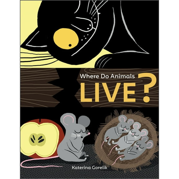 Curious Creatures Where Do Animals Live?, Book 1, (Board Book)