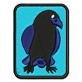 thumbnail image 1 of Curious Crow Raven Tilting Head Applique Multi-Color Embroidered Iron-On Patch - 2.5 Inch Small, 1 of 5