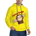thumbnail image 1 of Curious George 11 Hoodie Fashion Hip Hop Women/Men Hoodie Sweatshirt With Pocket, 1 of 8
