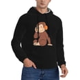 thumbnail image 1 of Curious George 16 Hoodie Fashion Hip Hop Women/Men Hoodie Sweatshirt With Pocket, 1 of 8