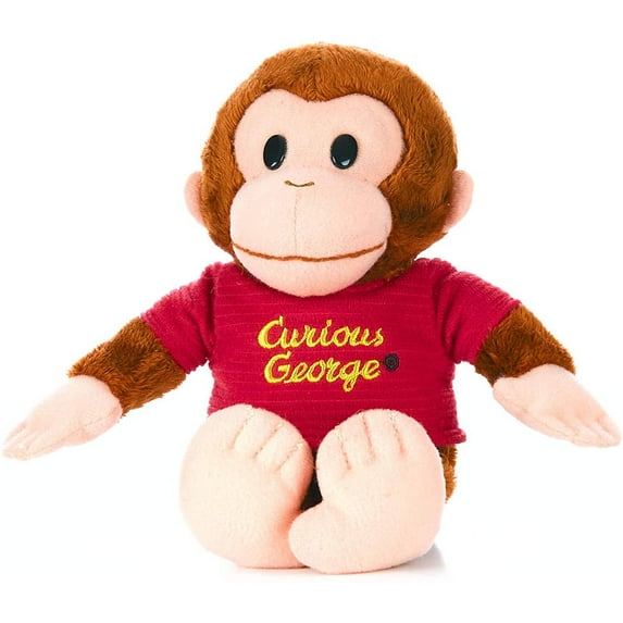 KIDS PREFERRED Curious George Monkey Plush - Classic George 8" Stuffed Animal