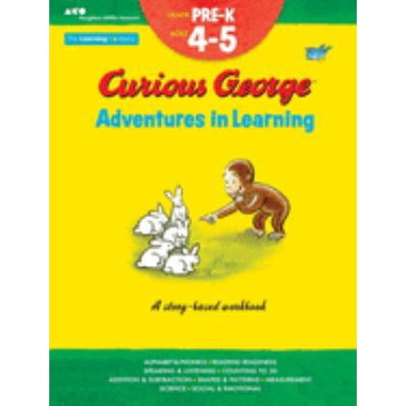 Pre-Owned The Learning The Learning Company: Curious George Adventures in Learning, Pre-K: Story-Based Learning (Paperback)