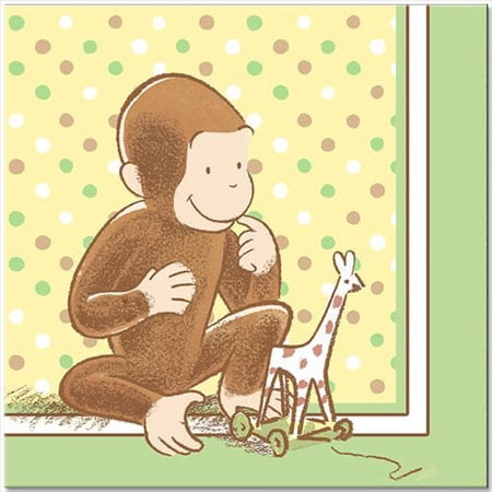Curious George Baby Shower Lunch Napkins (16ct)