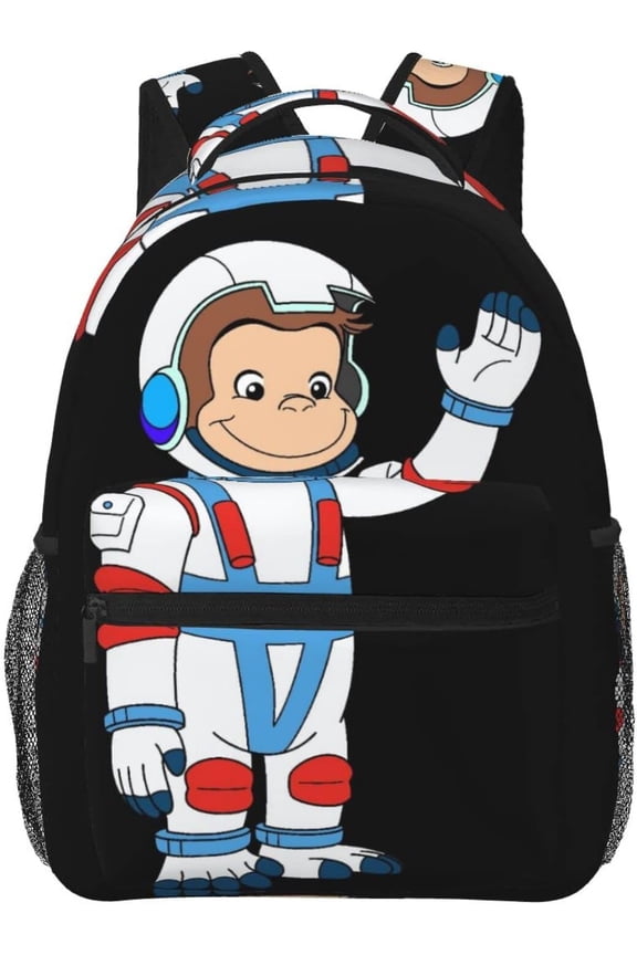 Curious George Backpack Lightweight School Travel Multifunctional Unisex Celebration Anime Character