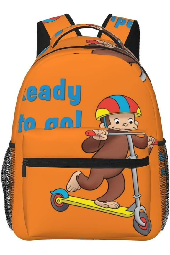 Curious George Backpack Lightweight School Travel Multifunctional Unisex Celebration Anime Character