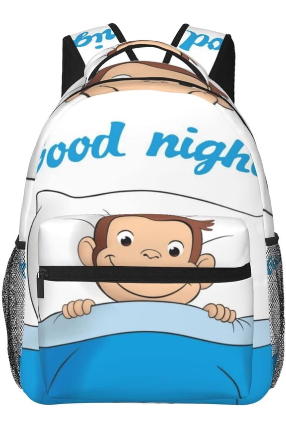 Curious George Backpack Lightweight School Travel Multifunctional Unisex Celebration Anime Character