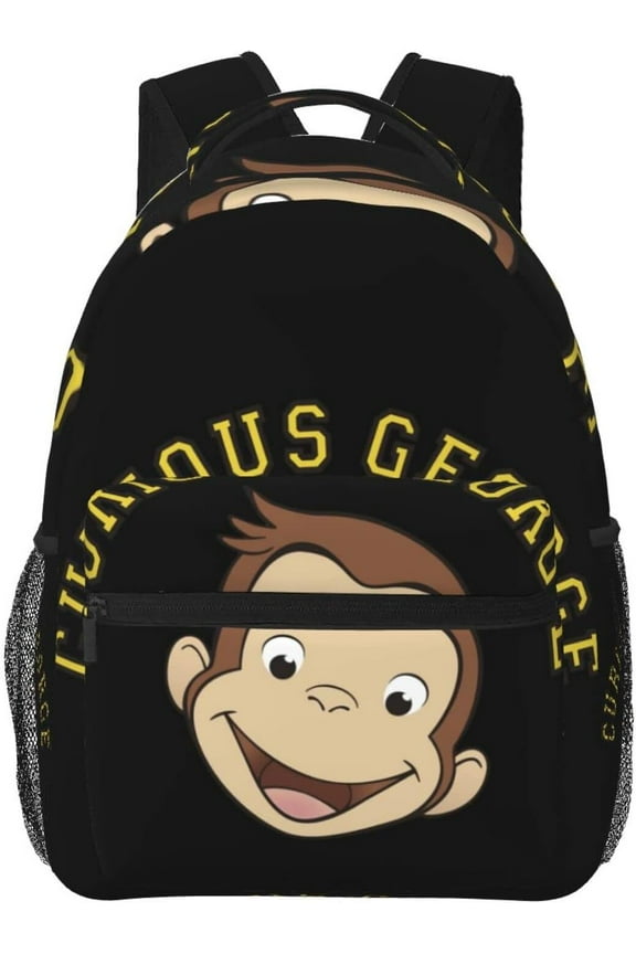 Curious George Backpack Lightweight School Travel Multifunctional Unisex Celebration Anime Character