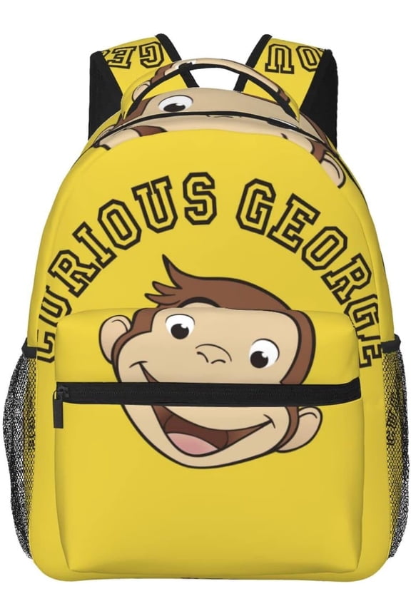 Curious George Backpack Lightweight School Travel Multifunctional Unisex Celebration Anime Character