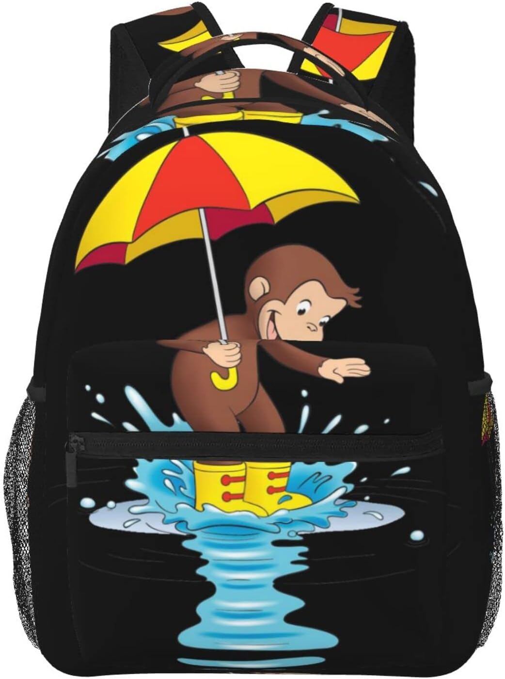 Mochila Curious George ligera, multifuncional, unisex, personaje de animación