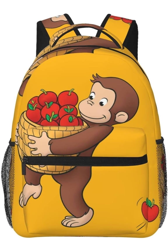 Curious George Backpack Lightweight School Travel Multifunctional Unisex Celebration Anime Character