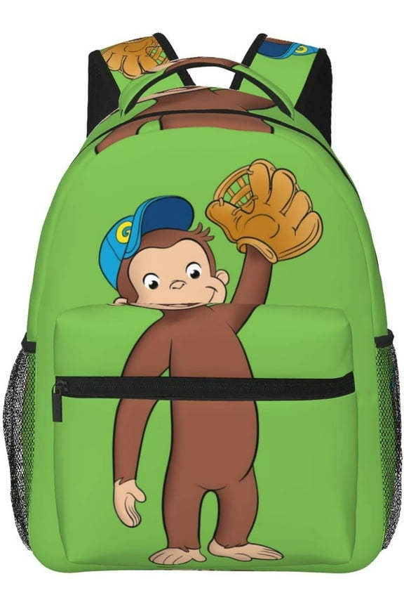 Curious George Backpack Lightweight School Travel Multifunctional Unisex Celebration Anime Character
