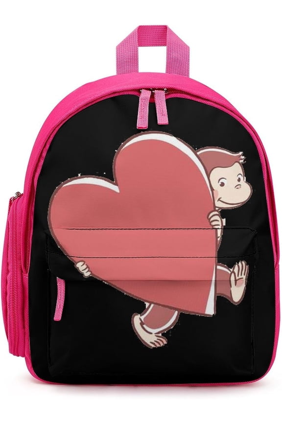 Curious George Backpack School Bag Cute Lightweigh Back to School Rucksack Bag As Gift