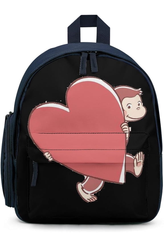 Curious George Backpack School Bag Cute Lightweigh Back to School Rucksack Bag As Gift