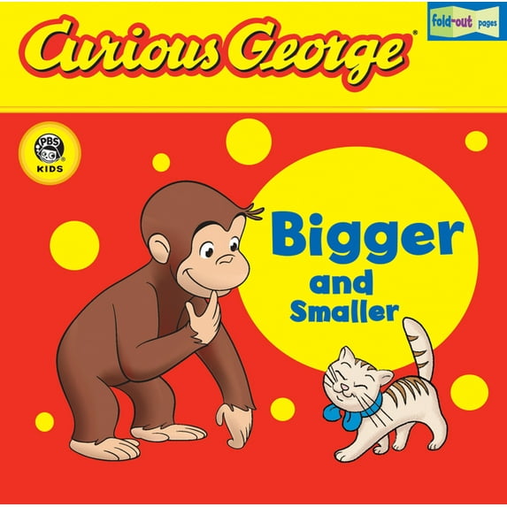 Curious George Bigger and Smaller (Board Book)