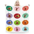 thumbnail image 1 of Boys Girls Blanket Super Soft Cozy Warm Plush Throw Blanket, Lightweight Fuzzy Flannel Blankets for Couch Sofa Bed Travel and Camping Gifts 80"X60", 1 of 8