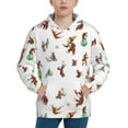thumbnail image 1 of Curious George Boys' Hoodie Realistic 3d Print Graphic Hooded Sweatshirts With Drawstring, 1 of 5