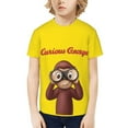 thumbnail image 1 of Curious George Boys' Shirt 3D Print Short Sleeve Tee Tshirt for Kids, 1 of 5