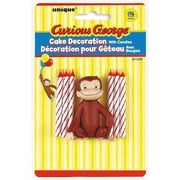Curious George Cake Topper & Birthday Candles, 7pc
