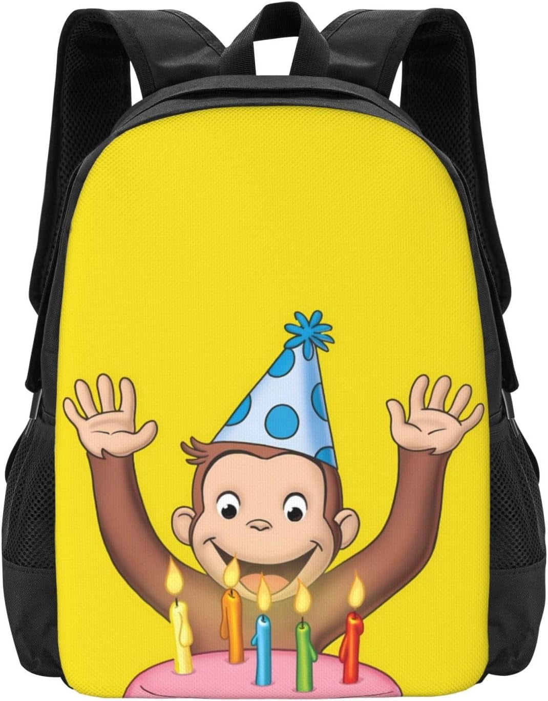 Curious George Casual Backpack Travel Laptop Bag Backpacks Large ...
