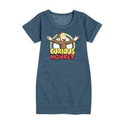 Curious George - Classic Cartoons - Curious George - Toddler & Youth Girls Fleece Dress