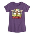 thumbnail image 1 of Curious George - Classic Cartoons - Curious George - Toddler & Youth Girls Short Sleeve Graphic T-Shirt, 1 of 4