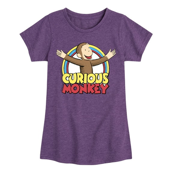 Curious George - Classic Cartoons - Curious George - Toddler & Youth Girls Short Sleeve Graphic T-Shirt