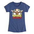 thumbnail image 1 of Curious George - Classic Cartoons - Curious George - Toddler & Youth Girls Short Sleeve Graphic T-Shirt, 1 of 4
