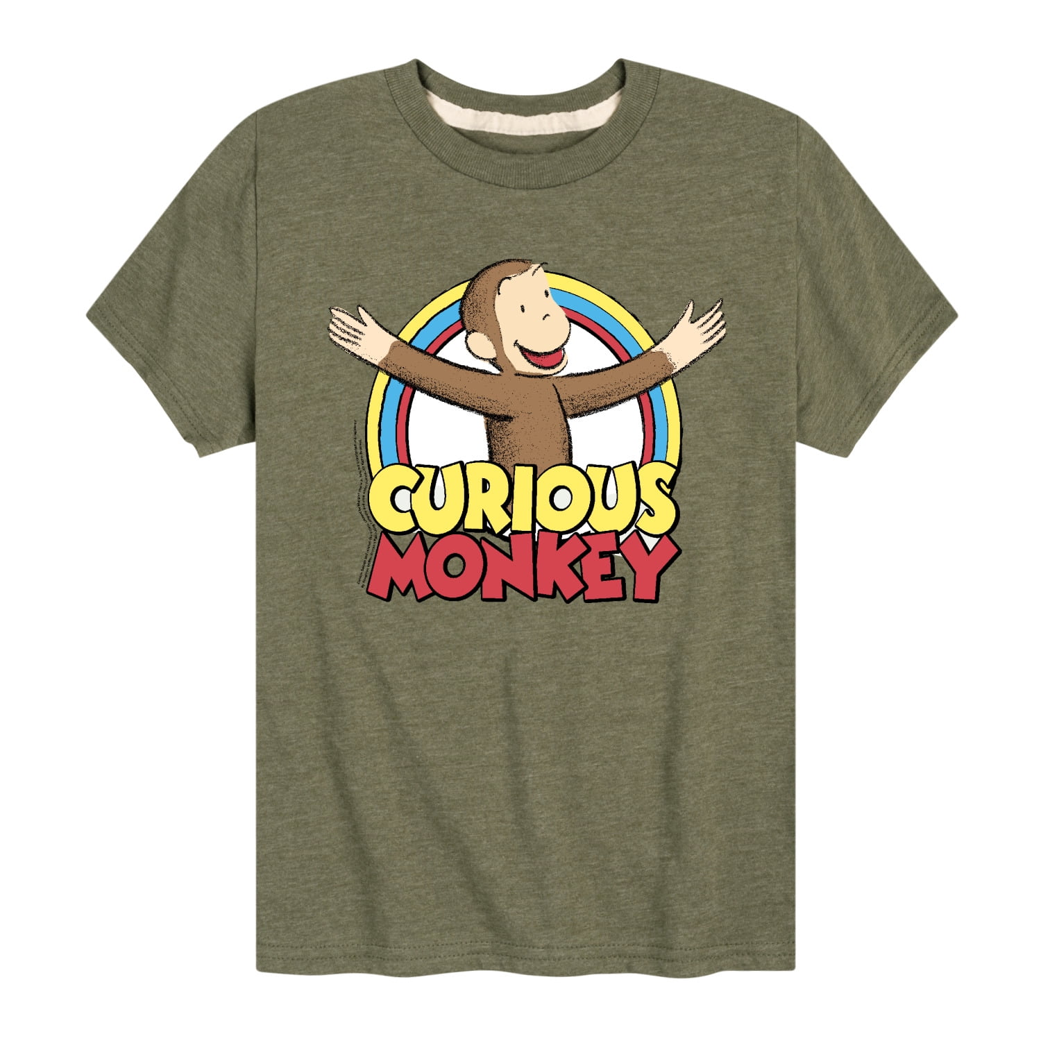 BOYS SHORT SLEEVE SHIRT CURIOUS AND CURIOUSER