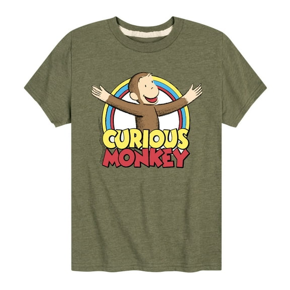 Curious George - Classic Cartoons - Curious George - Toddler & Youth Short Sleeve Graphic T-Shirt