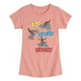 thumbnail image 1 of Curious George - Classic Cartoons - I Do My Own Tricks - Toddler & Youth Girls Short Sleeve Graphic T-Shirt, 1 of 4