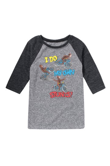 T-shirt Manches Longues Fille George - 8-9 Ans - Motif Géométrique Multicolore - Coton - Basique