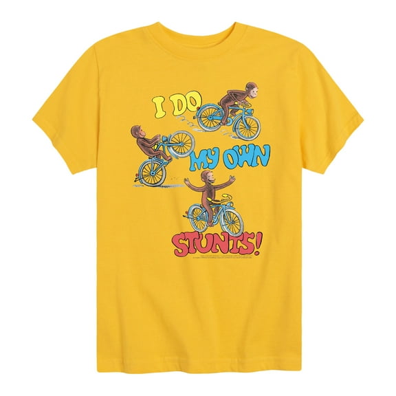 Curious George - Classic Cartoons - I Do My Own Tricks - Toddler & Youth Short Sleeve Graphic T-Shirt