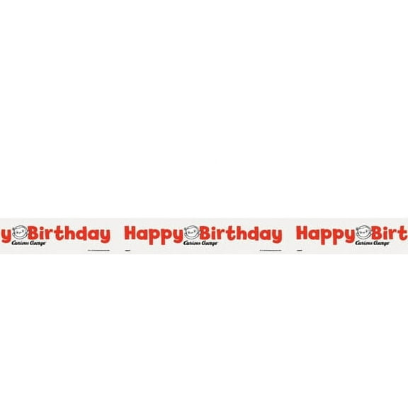 Curious George Crepe Paper Streamer (30 feet)