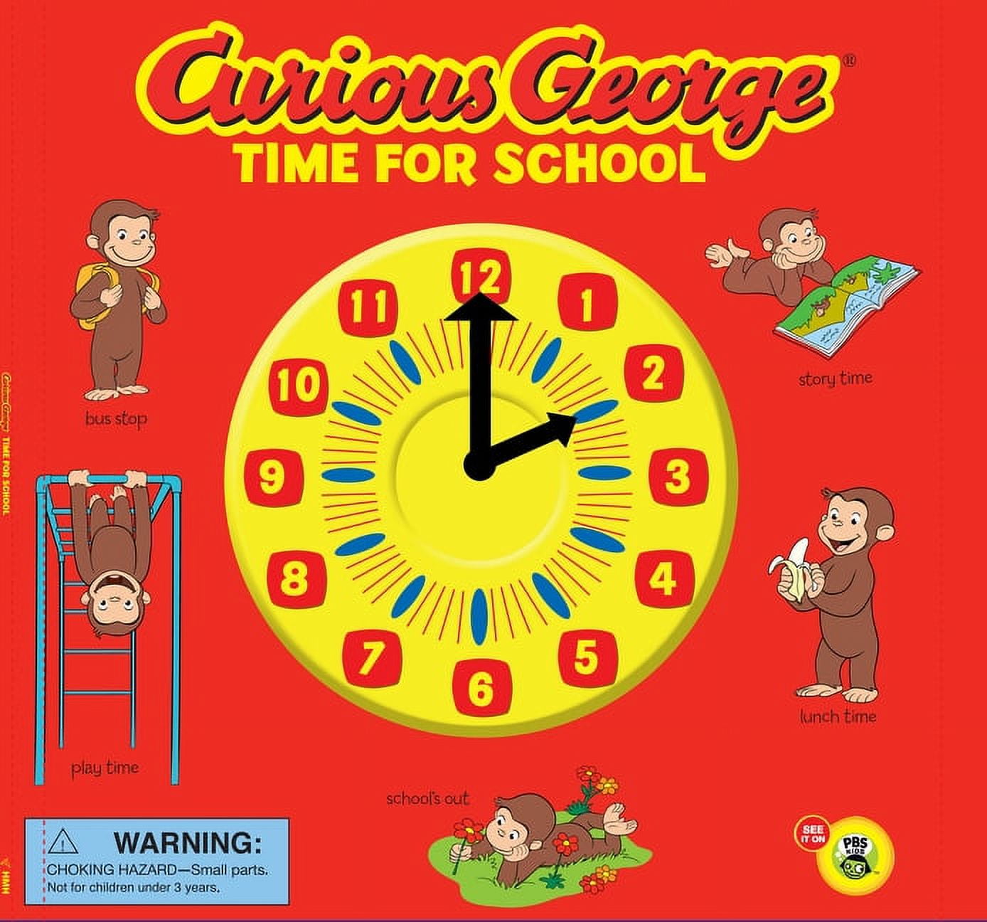 Curious George Curious George: Time for School Lift-The-Flaps (Cgtv), (Paperback)